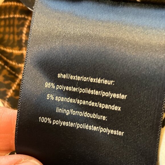 NWOT Tommy Hilfiger Xsmall tan faux suede zip up moto jacket‎ preppy boho - Picture 6 of 6